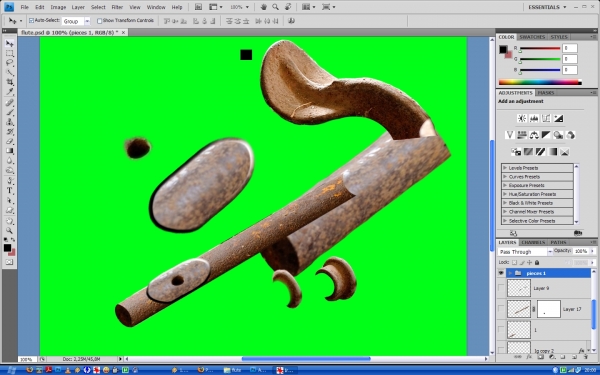 Creation of Rusty Flute: Step 2